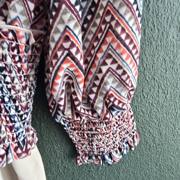 Melanie Lyne NWT Zigzag High Neck Blouse Sz 8 - Picture 6 of 13